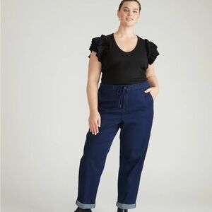 Universal Standard Deep ComfortDenim Drawstring Jeans XL